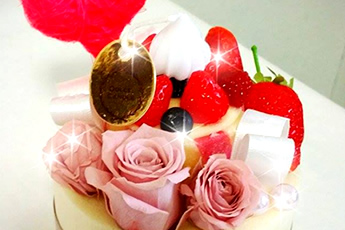 フラワーケーキ